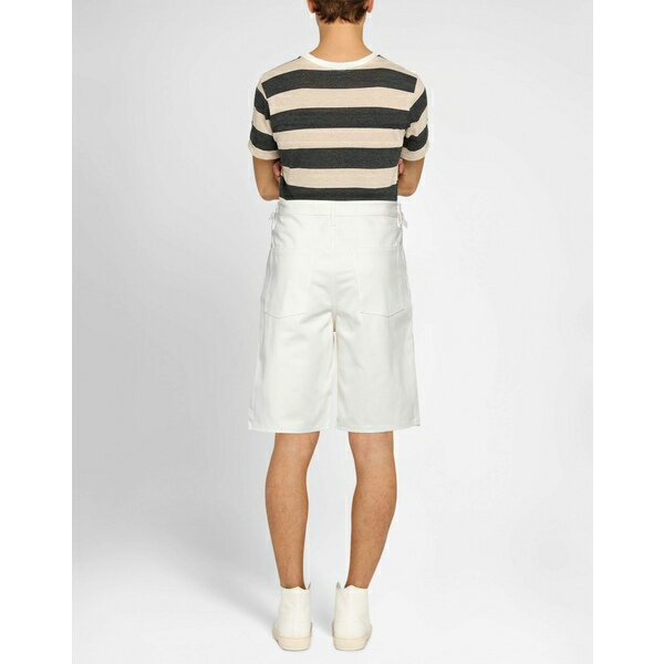 【送料無料】 ジル・サンダー メンズ デニムパンツ ボトムス Denim shorts White