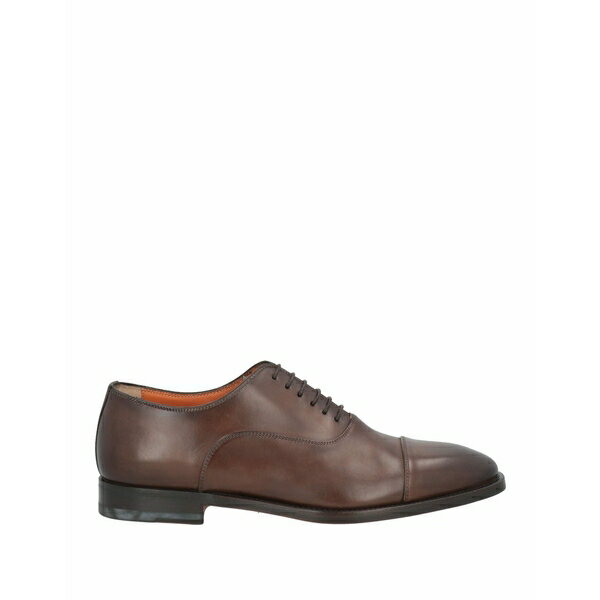 【送料無料】 サントーニ メンズ ドレスシューズ シューズ Lace-up shoes Brown(4)