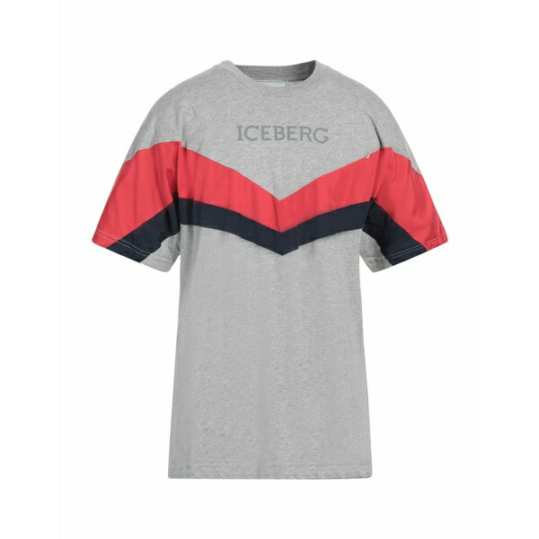 【送料無料】 アイスバーグ メンズ Tシャツ トップス T-shirts Grey