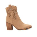 キシタイ レディース ブーツ シューズ Women's Ankle Boots By XTI, Brown Brown
