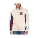 スターター メンズ ジャケット&ブルゾン アウター Men's Cream Atlanta Braves Rebound Cooperstown Collection Full-Zip Track Jacket Cream