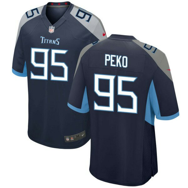 ʥ  ˥ե ȥåץ Tennessee Titans Nike Custom Jersey Navy