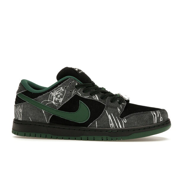 Nike ナイキ メンズ スニーカー 【Nike SB Dunk Low There Skateboards】 サイズ US_M_4 Black/Gorge Green-Summit White