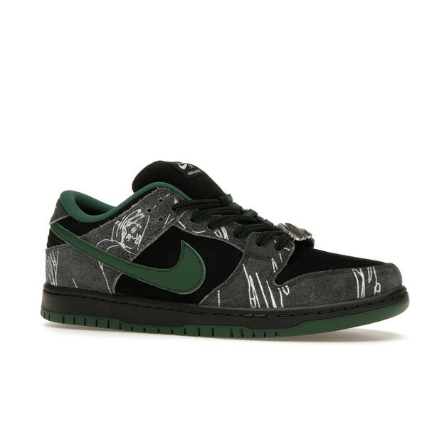 Nike ナイキ メンズ スニーカー 【Nike SB Dunk Low There Skateboards】 サイズ US_M_4 Black/Gorge Green-Summit White