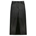 ジバンシー レディース スカート ボトムス Skirt In Leather With Slit black