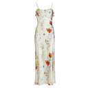 リフォメーション レディース ワンピース トップス Aribella Floral Silk Midi-Dress etude