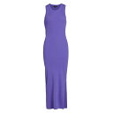 レイルズ レディース ワンピース トップス Syd Ribbed Cut-Out Midi-Drees purple