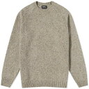 アーペーセー メンズ ニット&セーター アウター A.P.C. Harris Donegal Crew Knit Neutrals