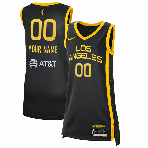 ナイキ メンズ ユニフォーム トップス Los Angeles Sparks Nike Unisex 2021 Rebel Edition Victory Custom Jersey Black 1