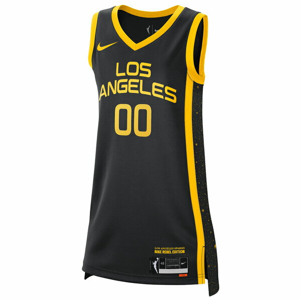 ナイキ メンズ ユニフォーム トップス Los Angeles Sparks Nike Unisex 2021 Rebel Edition Victory Custom Jersey Black 2