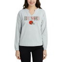 yz RZvgX|[c fB[X TVc gbvX Cleveland Browns Concepts Sport Women's Sunray Notch Neck Long Sleeve TShirt Gray