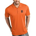 【送料無料】 アンティグア メンズ ポロシャツ トップス Detroit Tigers Antigua Tribute Polo Orange