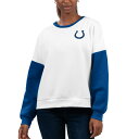 【送料無料】 カールバンクス レディース パーカー・スウェットシャツ アウター Indianapolis Colts GIII 4Her by Carl Banks Women's AGame Pullover Sweatshirt White