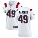 ナイキ レディース ユニフォーム トップス Nike New England Patriots Women's Custom Game Jersey White