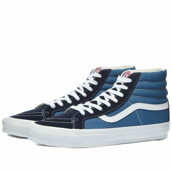 バンズ ボルト メンズ スニーカー シューズ Vans Vault UA OG Sk8-Hi LX Blue