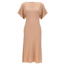 ヌメロ ヴェントゥーノ レディース ワンピース トップス Crepe De Chine Midi Dress Pink