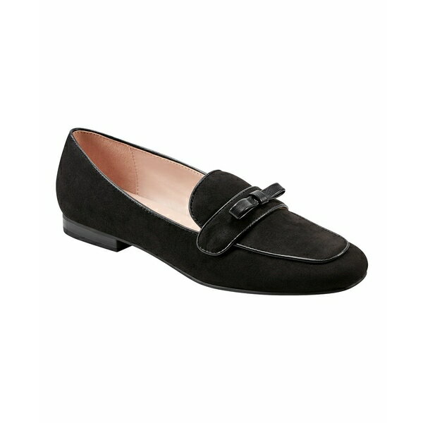 バンドリーノ レディース スリッポン・ローファー シューズ Women's Meonna Square Toe Bow Detail Loafers Black