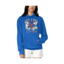 カールバンクス レディース パーカー・スウェットシャツ アウター Women'sRoyal New York Mets Flowers Graphic Pull...