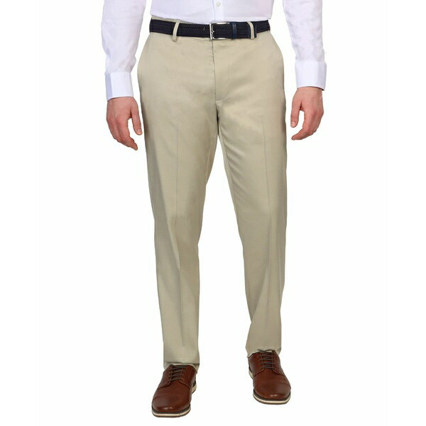 テーラーバード メンズ カジュアルパンツ ボトムス Men's Tailored Stretch Dress Pants Stone