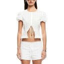 ライオネス レディース カットソー トップス Women's Cotton Bardot Top Porcelain