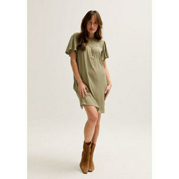 リリーアンドライオネル レディース ワンピース トップス Roma Angel Sleeve Mini Dress In Green