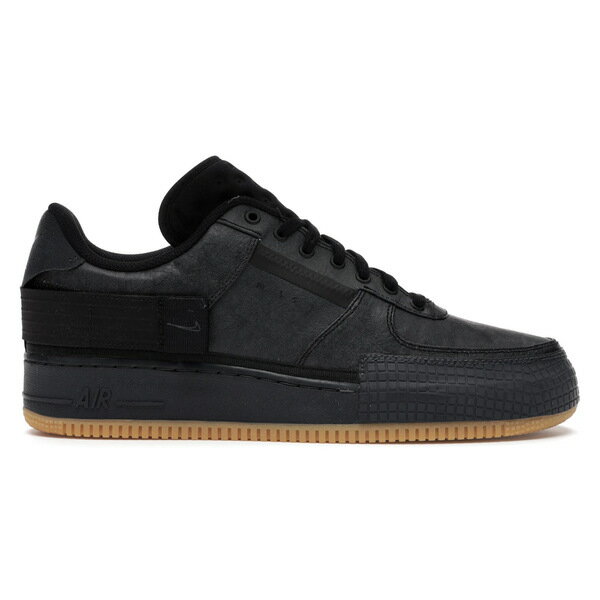 Nike ナイキ メンズ スニーカー 【Nike Air Force 1 Type Black Gum】 サイズ US_9(27.0cm) Black/Anthracite-Dark Obsidian-Gum Medium Brown