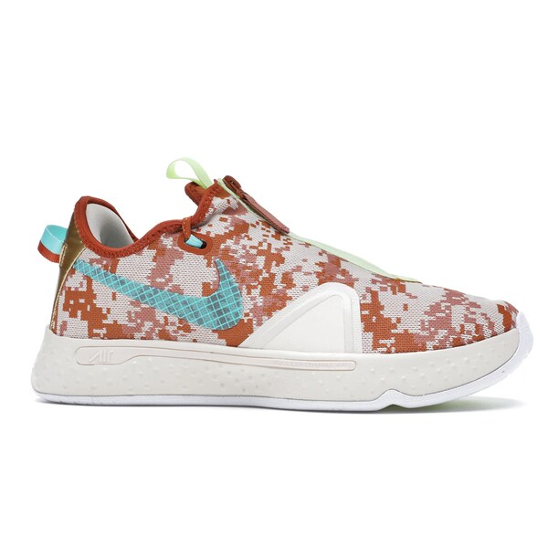 Nike ナイキ メンズ スニーカー 【Nike PG 4 Digi-Camo 2K Gamer Exclusive】 サイズ US_8(26.0cm) Desert Sand/Volt-Burnt Orange-Teal Nebula