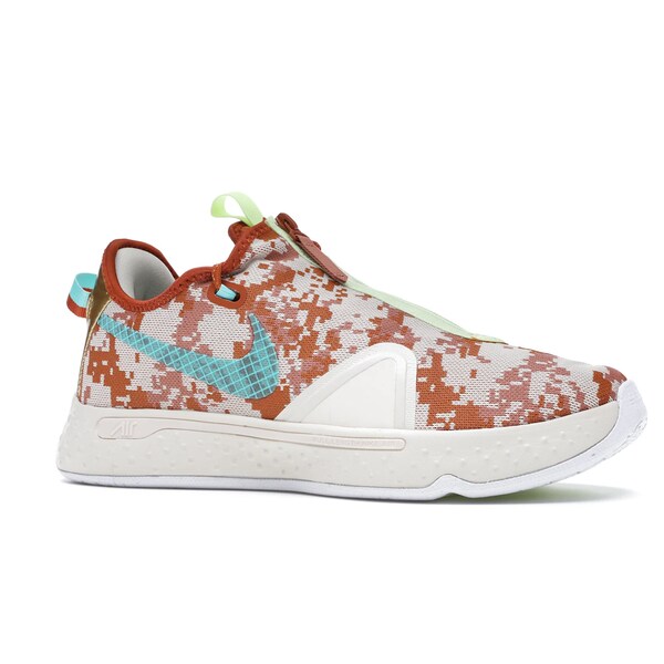 Nike ナイキ メンズ スニーカー 【Nike PG 4 Digi-Camo 2K Gamer Exclusive】 サイズ US_8(26.0cm) Desert Sand/Volt-Burnt Orange-Teal Nebula