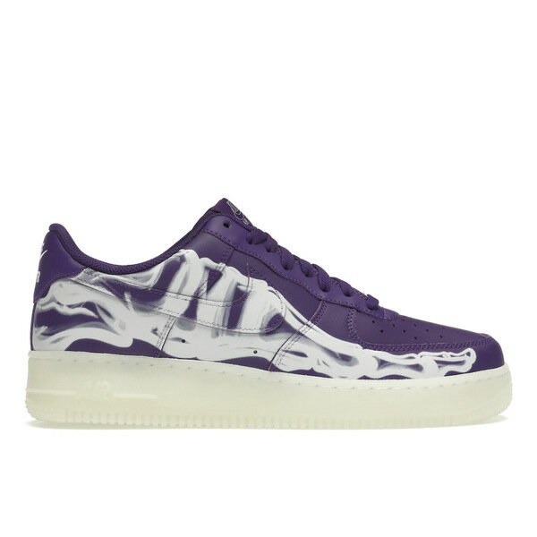 Nike ナイキ メンズ スニーカー 【Nike Air Force 1 Low '07 QS】 サイズ US_15(33.0cm) Purple Skeleton Halloween (2021)