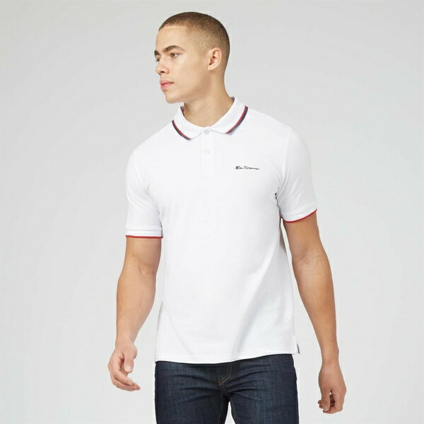 yz xV[} Y |Vc gbvX Twin Tipped Polo Shirt White