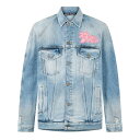 【送料無料】 パーム・エンジェルス レディース ジャケット＆ブルゾン アウター Spray ''Hunter'' Denim Jacket Blue 4032