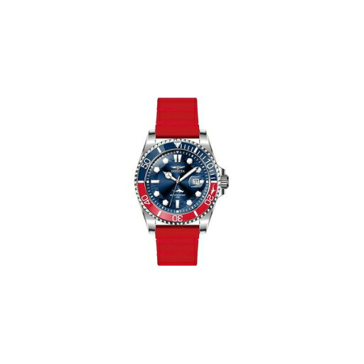 インビクタ メンズ 腕時計 アクセサリー Men's 47164 Pro Diver Quartz 3 Hand Blue Dial Watch Red インビクタ メンズ 腕時計 アクセサリー Men's 47164 Pro Diver Quartz 3 Hand Blue Dial Watch Red