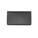 ロイス メンズ 財布 アクセサリー Royce Slim Business Card Case in Genuine Leather Black
