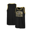 47ブランド メンズ シャツ トップス Men's Black Pittsburgh Steelers Winger Franklin Tank Top Black(4)