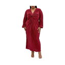 シティーシック レディース ワンピース トップス Plus Size Kaya Maxi Dress Magenta