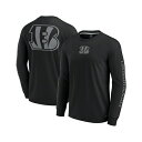 ファナティクス メンズ シャツ トップス Men's and Women's Black Cincinnati Bengals Elements Strive Long Sleeve T-Shirt Black(4)