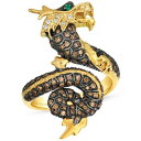 ルヴァン レディース リング アクセサリー Costa Smeralda Emerald, Chocolate Diamond & Nude Diamond D...