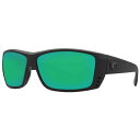 コスタデルマール レディース サングラス＆アイウェア アクセサリー Costa Del Mar Cat Cay 580P Polarized Sunglasses Blackout/Green