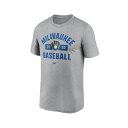 ナイキ レディース Tシャツ トップス Men's Heather Gray Milwaukee Brewers Legend T-shirt Heather Gray