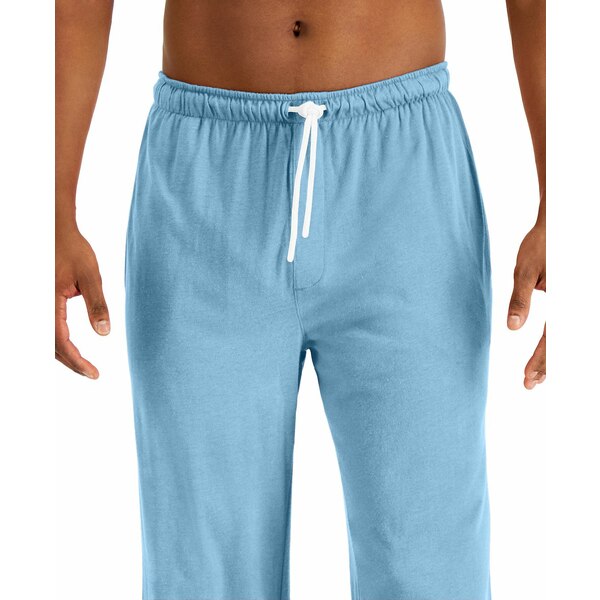֥롼  奢ѥ ܥȥॹ Men's Pajama Pants, Created for Macy's Light Blue
