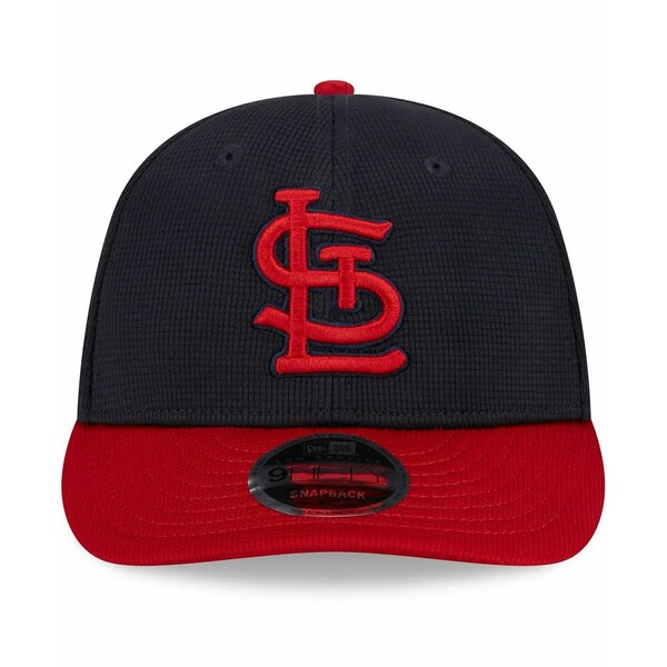 ˥塼 ǥ ˹ ꡼ Men's Navy St. Louis Cardinals 2024 Batting Practice Low Profile 9FIFTY Snapback Hat Navy