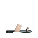 yz W[byUmbeB Y T_ V[Y Thong sandals Beige