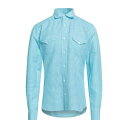 【送料無料】 ダンディライフ バイ バルバ メンズ シャツ トップス Shirts Turquoise