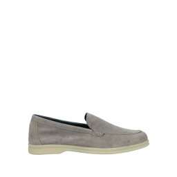 【送料無料】 バルバナポリ メンズ スリッポン・ローファー シューズ Loafers Grey