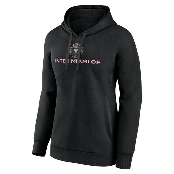 ファナティクス レディース パーカー・スウェットシャツ アウター Inter Miami CF Fanatics Branded Women's Shielded Pullover Hoodie Black