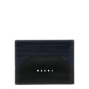 マルニ メンズ 財布 アクセサリー Logo Leather Card Holder Multicolor