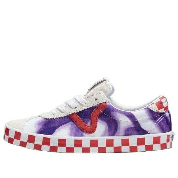 Vans バンズ メンズ スニーカー 【Vans x The Museum Visitor Sport Low 'White Purple Red' VN000D09WHP】 サイズ US_6.5(24.5cm)