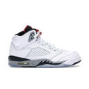 Jordan ジョーダン メンズ スニーカー 【Jordan 5 Retro White Cement】 サイズ US_9.5(27.5cm) White/University Red-Black-Matte Silver(4)