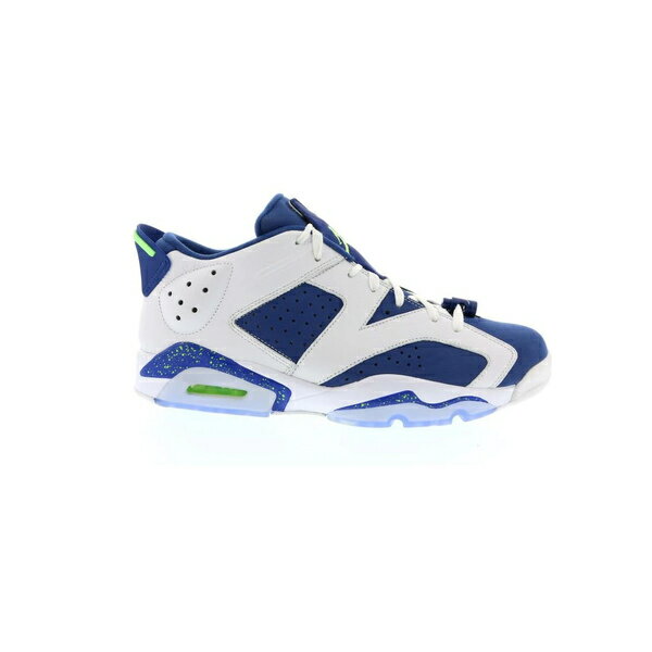 Jordan ジョーダン メンズ スニーカー 【Jordan 6 Retro Low Ghost Green】 サイズ US_9(27.0cm) White/Ghost Green-Insignia Blue
