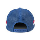AJj[h fB[X Xq ANZT[ Men's Blue New York Rangers HotFoot Stripes Trucker Adjustable Hat Blue